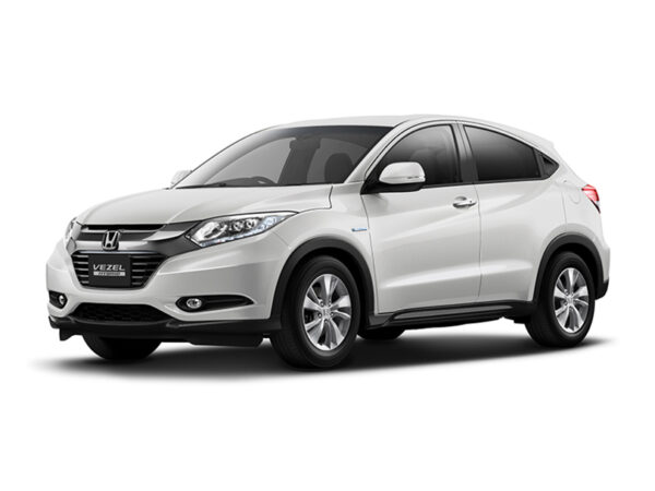 HONDA Vezel in white Hybrid X